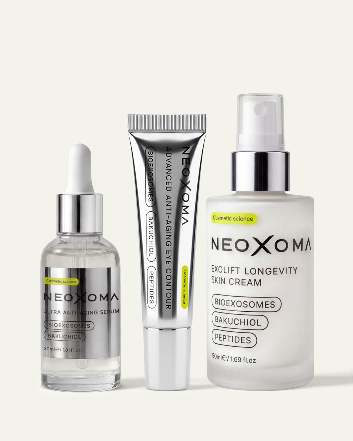 Pack Advanced Longevity: Sérum, Contorno, Crema