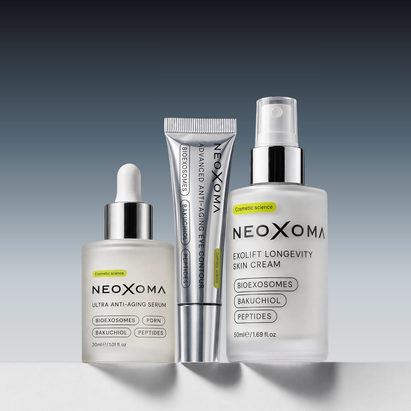 Pack Advanced Longevity: Sérum, Contorno, Crema
