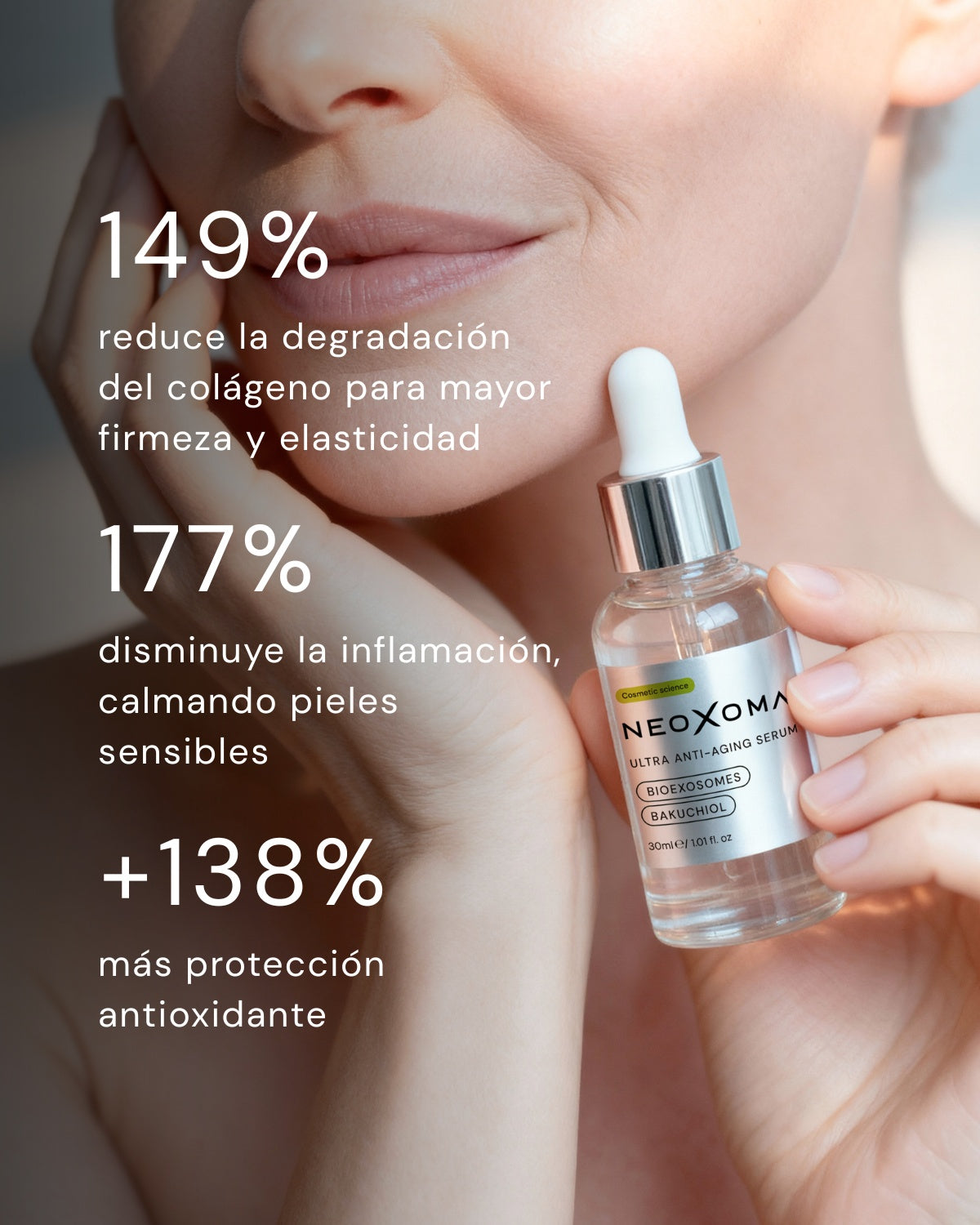 Sérum de Exosomas Ultra Rejuvenecedor con Bioexosomas de Bakuchiol