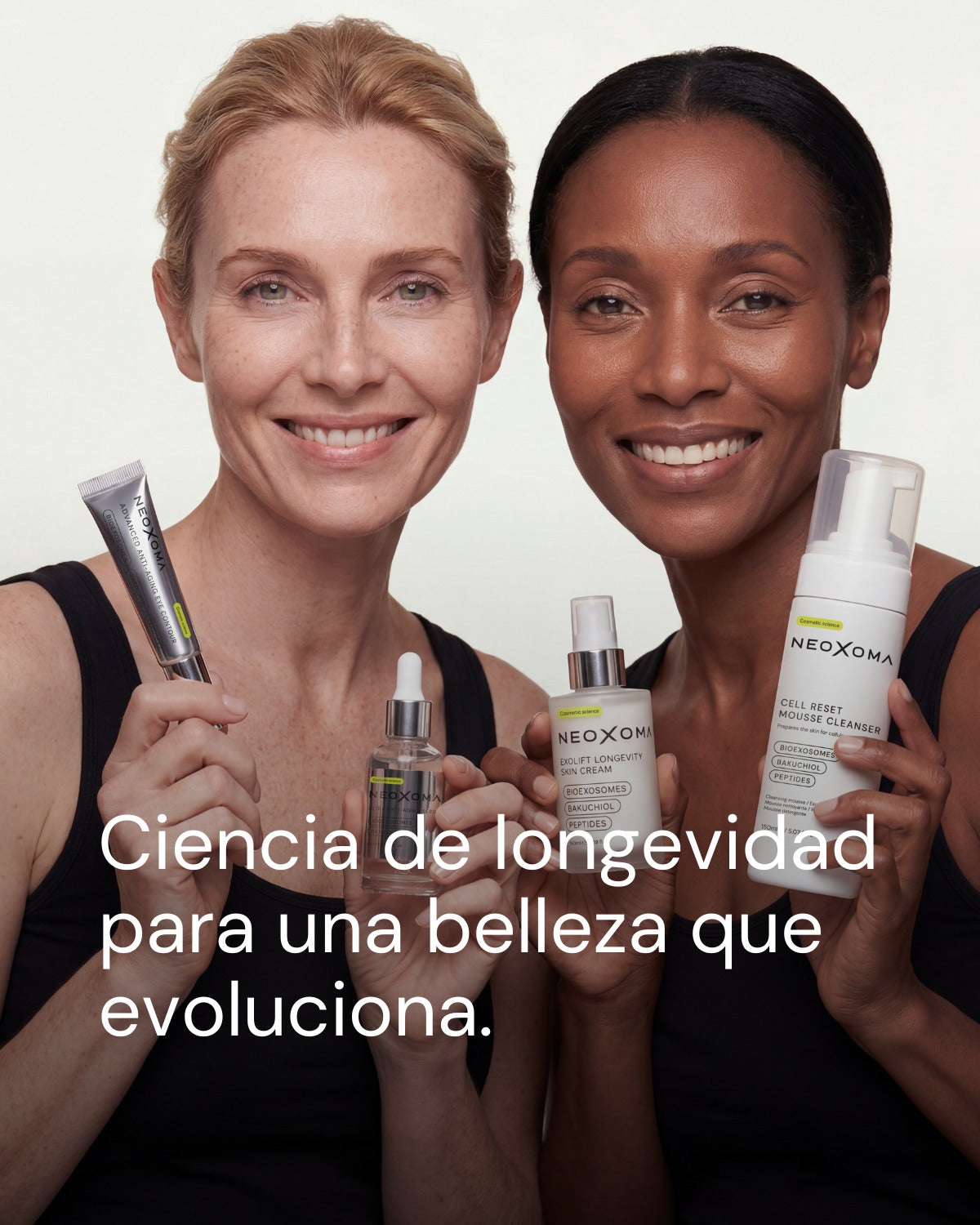 Pack Completo Longevity System: Limpiador, Sérum, Contorno, Crema