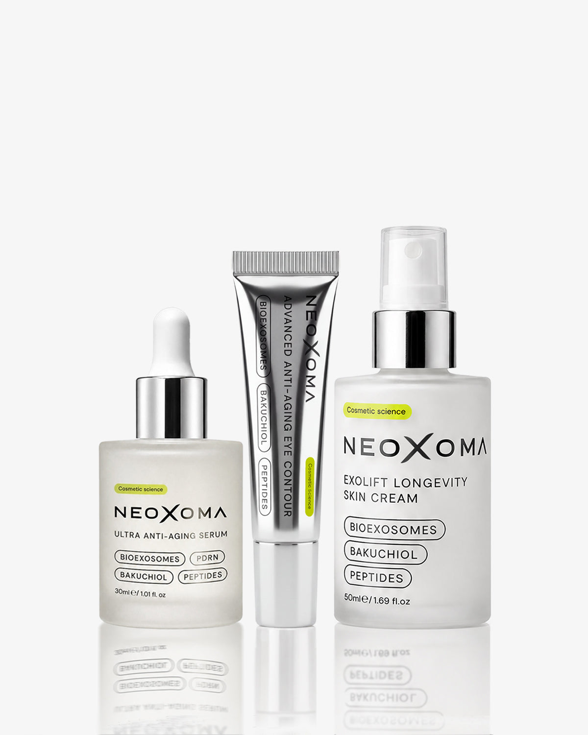 Pack Advanced Longevity: Sérum, Contorno, Crema